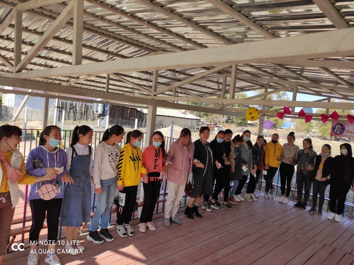 «Қыз-өмірдің гүлі» тақырыбында қыздармен жүргізілген жұмыстың қазан айында өткізілген іс шара туралы  мәліметі